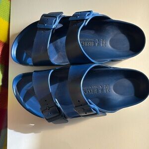 Navy Blue Water Friendly Birkenstock Sandals